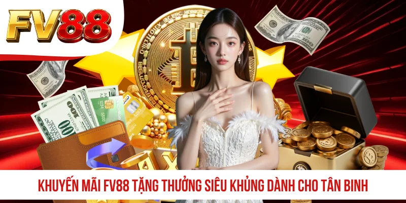 Khuyến mãi FV88 tặng thưởng siêu khủng dành cho tân binh